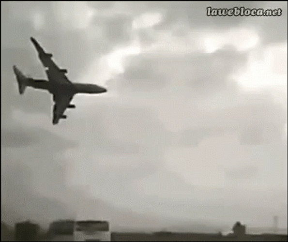 Plane Crash Fire Disaster GIF
