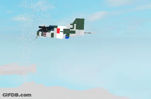 Plane Flying Over Snowy Landscape GIF