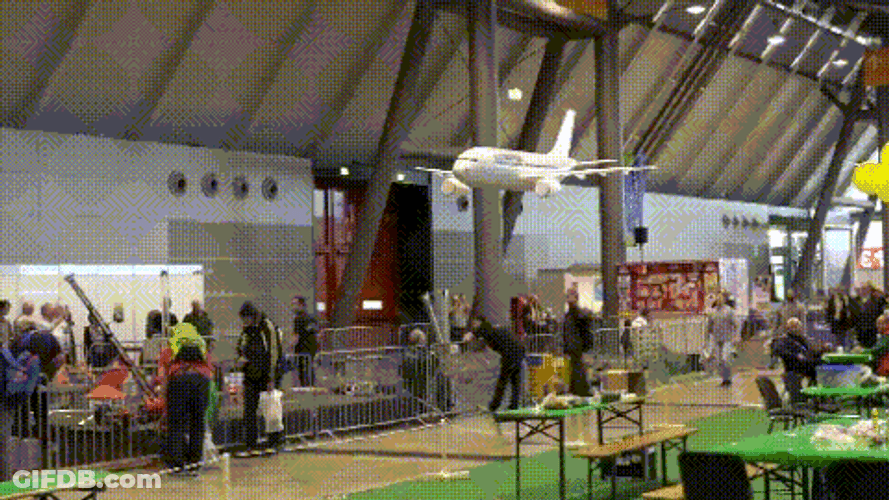 Plane Prototype Exhibit GIF