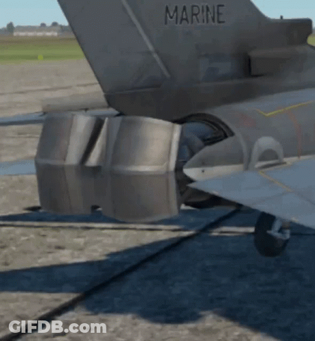Plane Saying Marine GIF