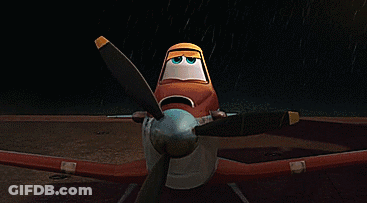 Plane With G Letter GIF