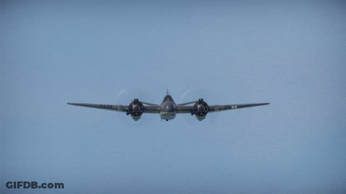 Plane With U.S. Air Force Letters GIF