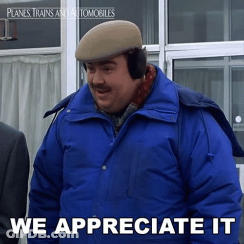 Planes Trains And Automobiles Appreciate GIF