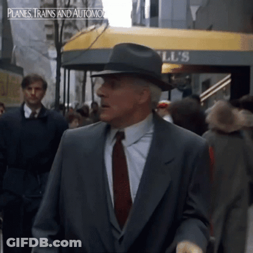 Planes Trains And Automobiles Running Late GIF