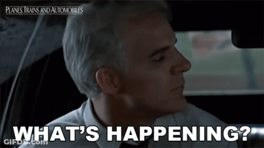 Planes Trains And Automobiles What's Happening GIF