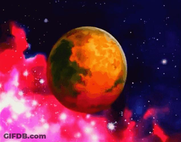 Planet And Sailor Moon Mars GIF