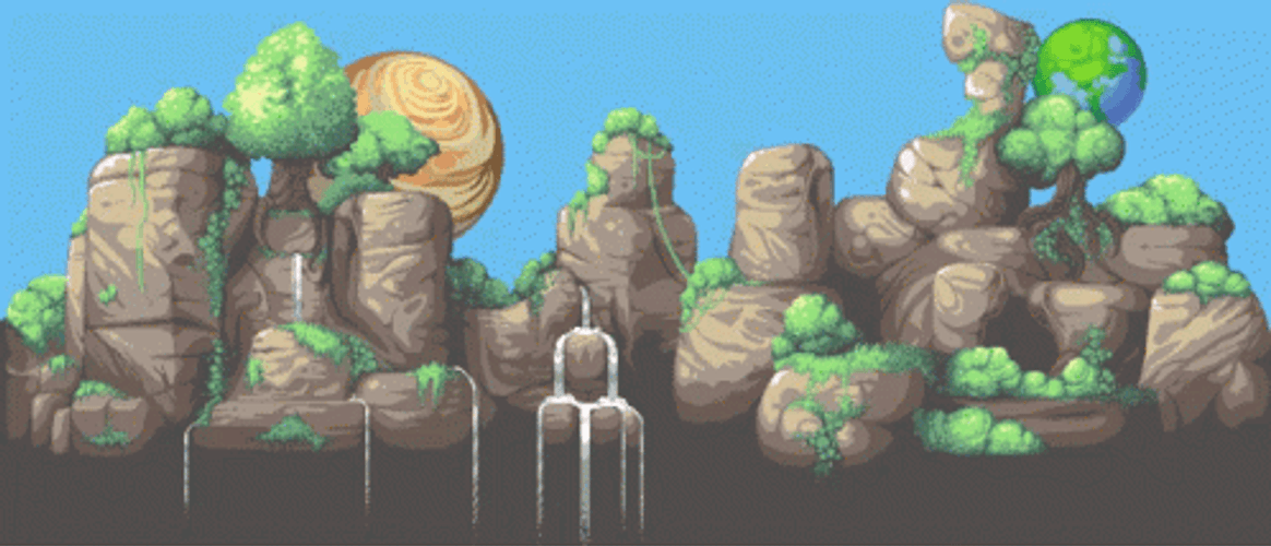 Planet Centauri Terraria Background GIF
