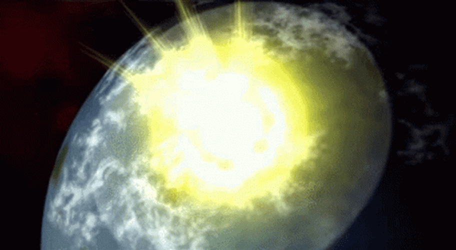 Planet Implosion Vs Explosion GIF