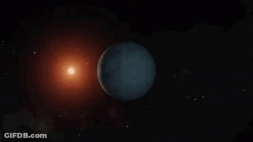 Planet In Space GIF