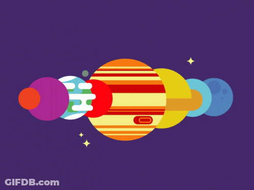 Planets In The Solar System GIF