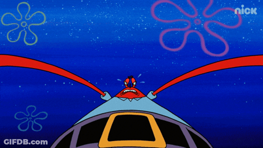 Plankton And Mr Krabs GIF