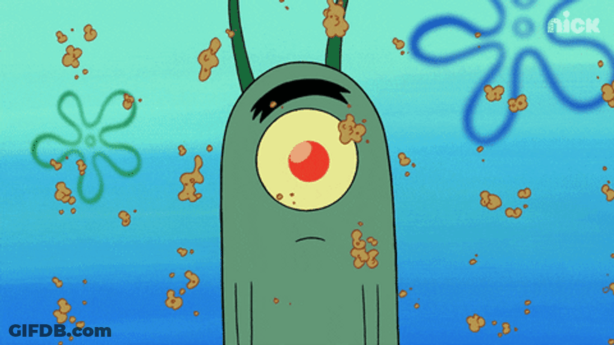 Plankton Big Smile GIF