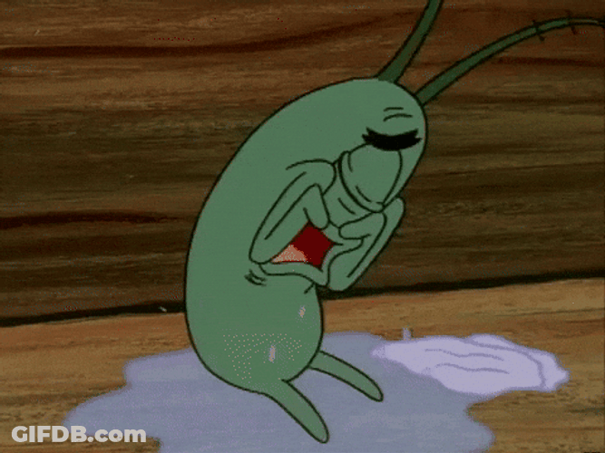 Plankton Crying Nonstop GIF
