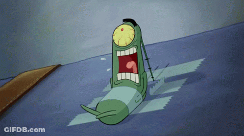 Plankton Taped To Ground GIF