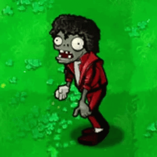 Plants Vs Zombie Michael Jackson GIF