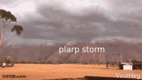 Plarp Storm With Truck GIF