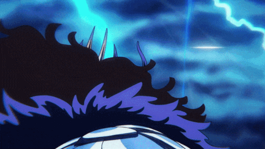 Plasma Conjurer Luffy Vs Kaido GIF