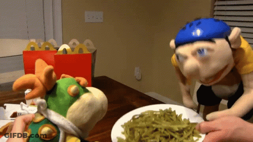 Plate Of Beans On Stove GIF