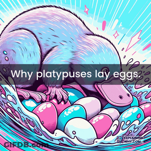 Platypus Laying Eggs Trivia GIF