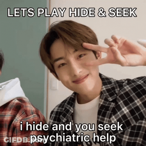 Play Hide And Seek K Pop Peace Out GIF