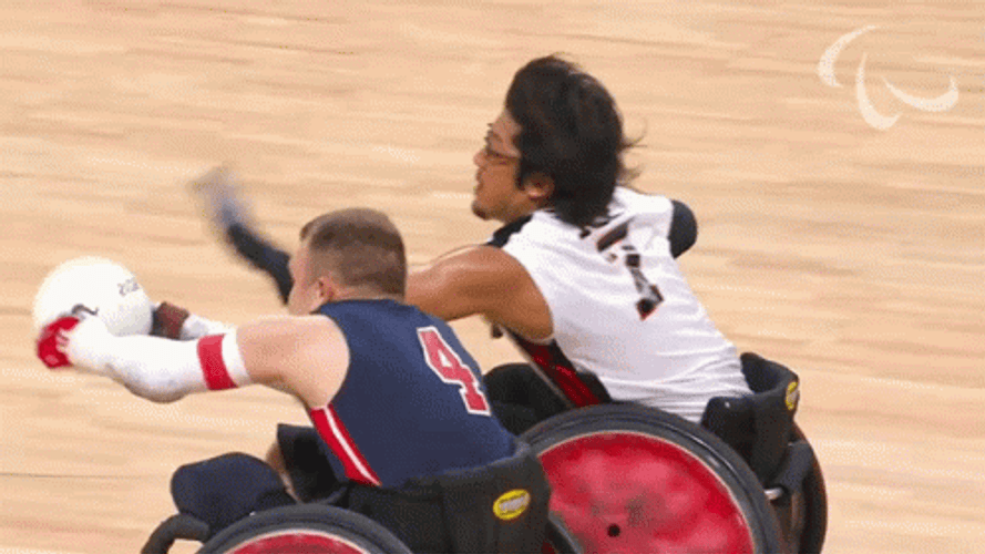 Player Haters Ball Wheelchair GIF
