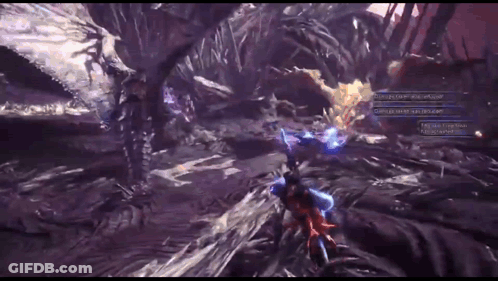 Player Killing Monster GIF
