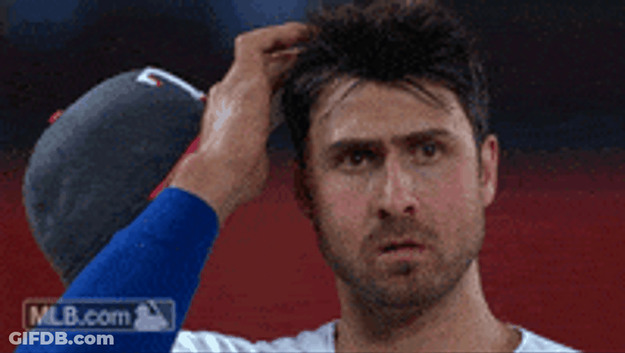 Player Man Head Scratch GIF