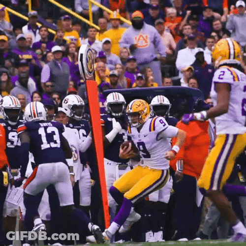 Player Of Ed Orgeron Bumping On Opponent GIF
