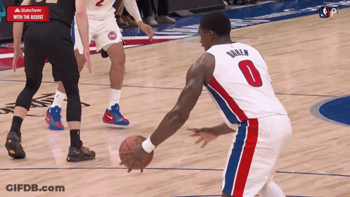 Player With Number 0 On Jersey GIF