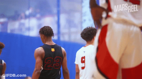 Player With Number 23 GIF