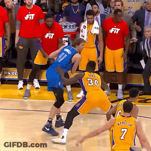 Player With Number 30 GIF