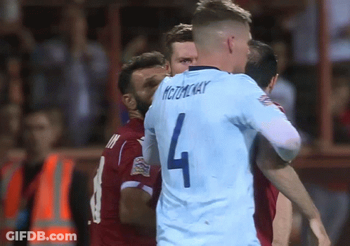 Player With Number 4 Jersey GIF