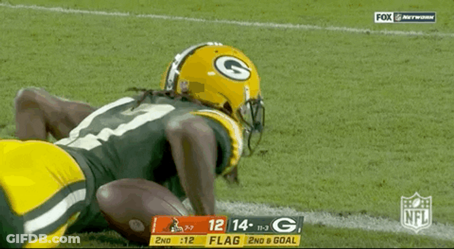 Playful Davante Adams GIF