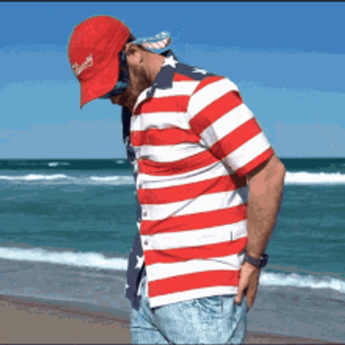 Playful Guy Search Out OF Pocket Flipping Off GIF