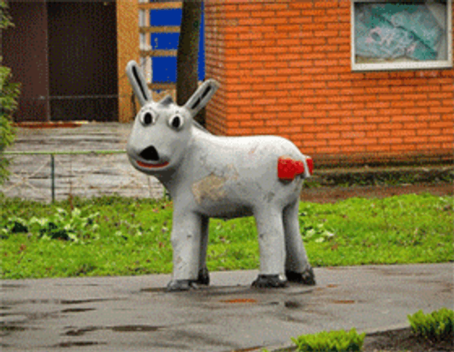 Playground Dog Turning Evil GIF