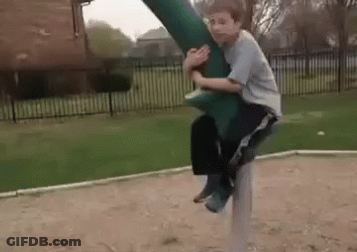 Playground Funny Boy Shake GIF