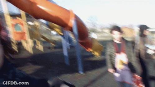 Playground With Red Slide GIF