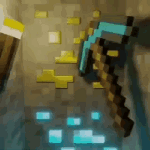 Playing A Mining Game GIF