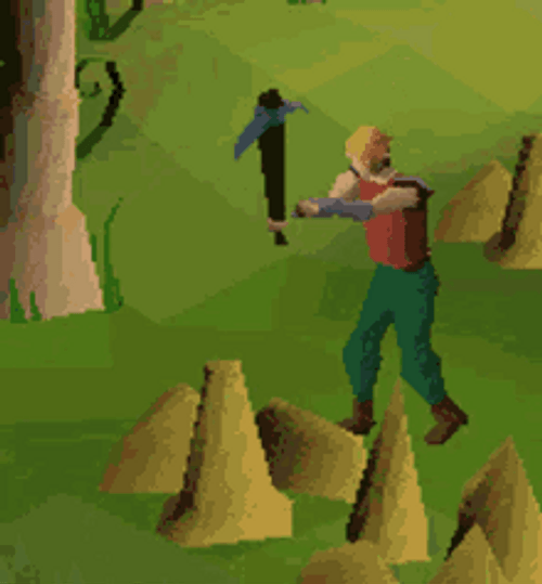 Playing A Mining Game GIF
