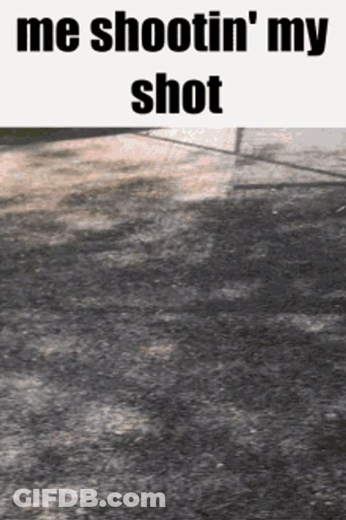 Playing Basketball Alone Dribbling Shooting GIF