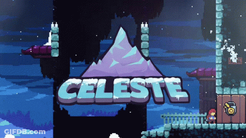 Playing Celeste On Computer GIF