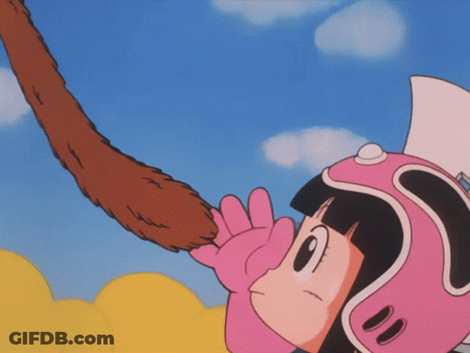 Playing Chi Chi Baby Goku GIF
