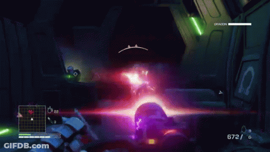 Playing Far Cry 3 Blood Dragon GIF