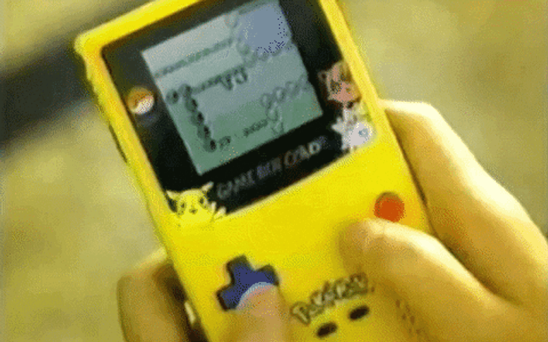 Playing Game Boy GIF