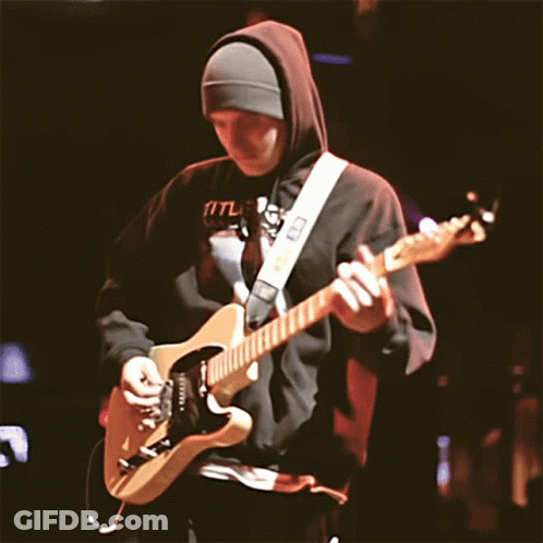 Playing Guitar Elder Brother GIF