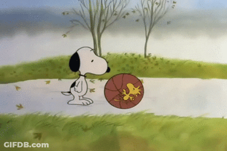 Playing Peanuts Snoopy Thanksgiving GIF