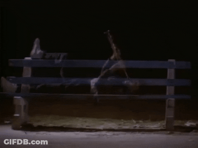 Playing Saxophone On The Bench GIF