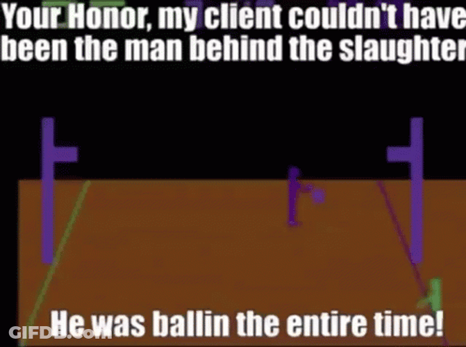 Playing Stick Figures Ballin Meme GIF