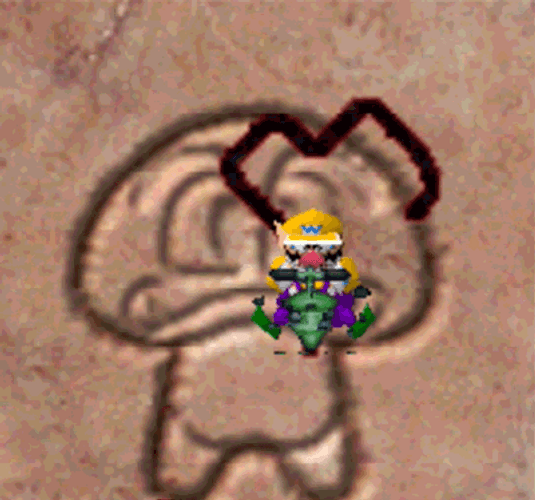 Playing Wario Games GIF