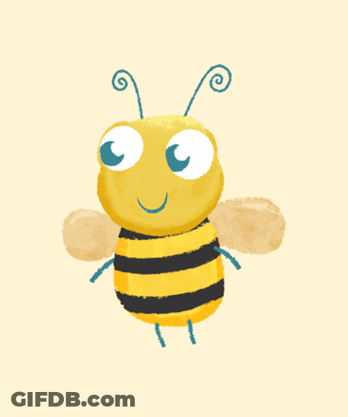 Playkids Flying Cute Bee GIF